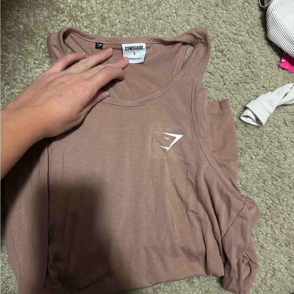 Gymshark Women's Tan Tank Top